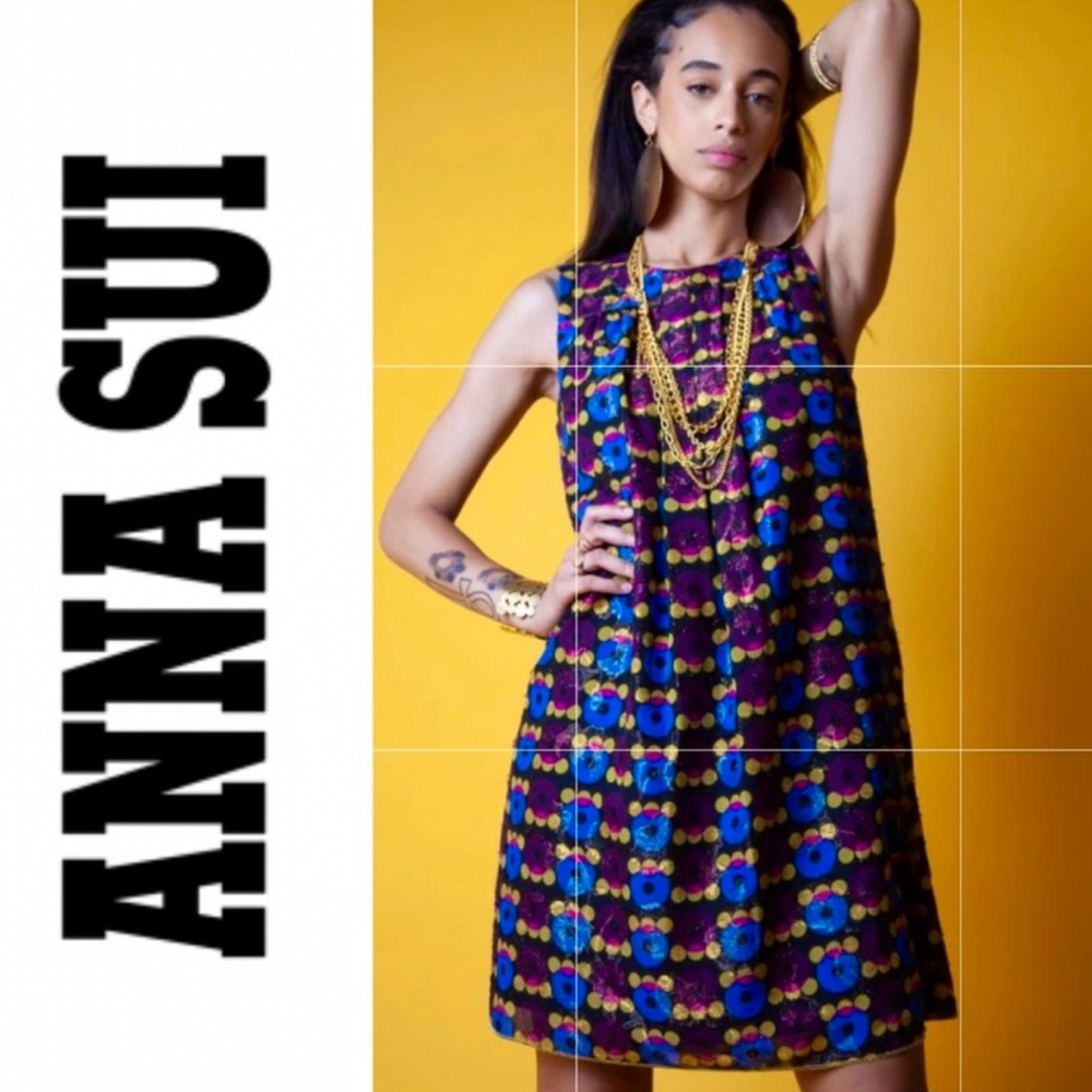 💙🩷Anna Sui Metallic Dress🩷💙
